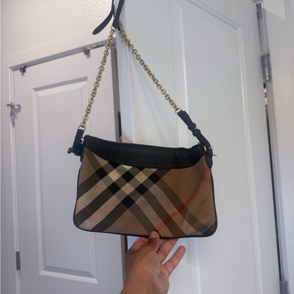 Plaid Chain Strap Shoulder Bag - Picture 1 of 5